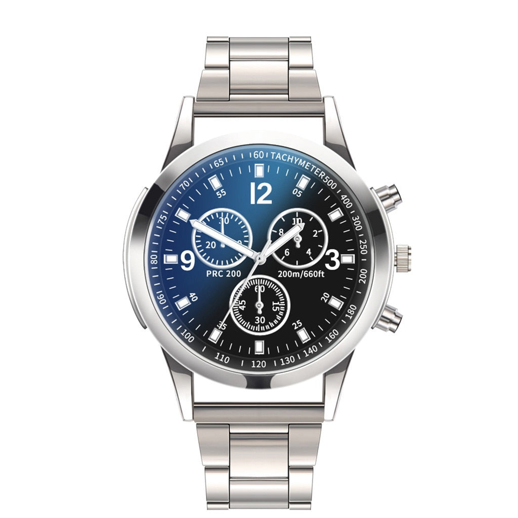 Quartz stainless steel online watch