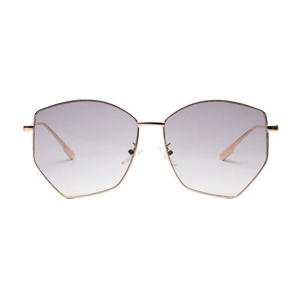 Diamond Gradient Metal Sunglasses