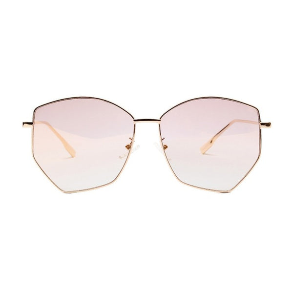 Diamond Gradient Metal Sunglasses