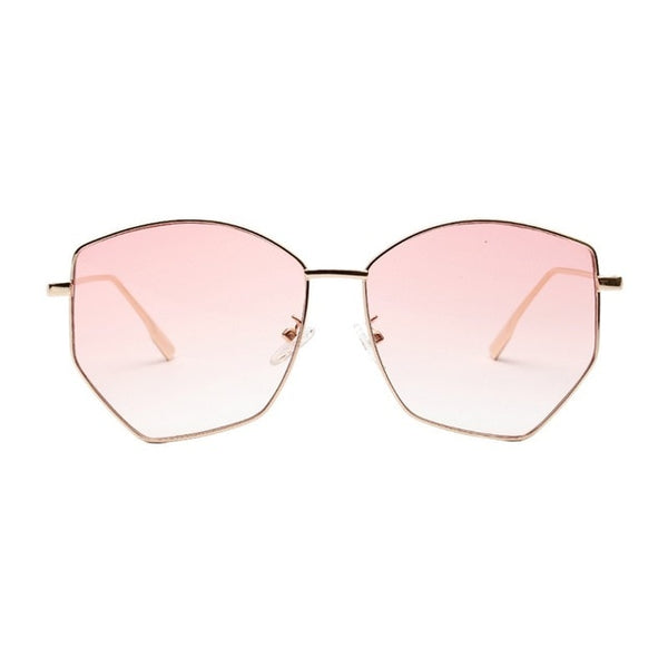 Diamond Gradient Metal Sunglasses